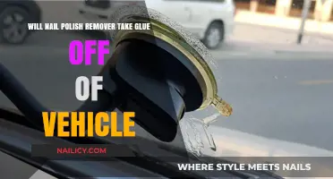 How to Remove Glue with Nail Polish Remover from Your Vehicle