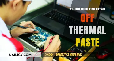 Nail Polish Remover: An Effective Thermal Paste Remover?