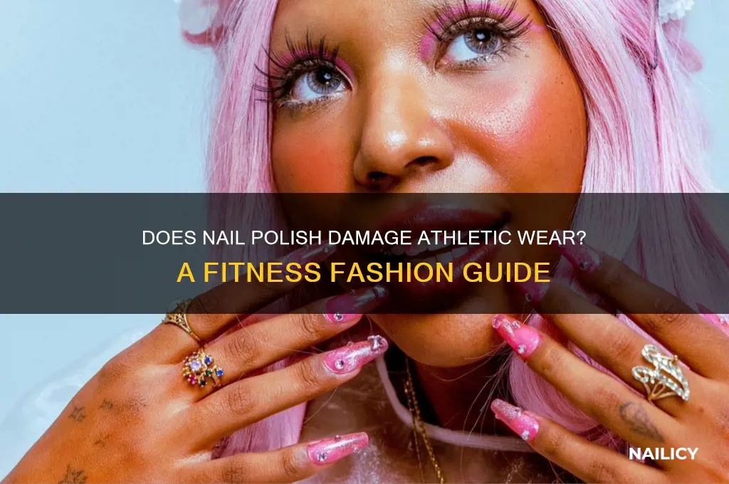 will nail polish ruin athletic clothes