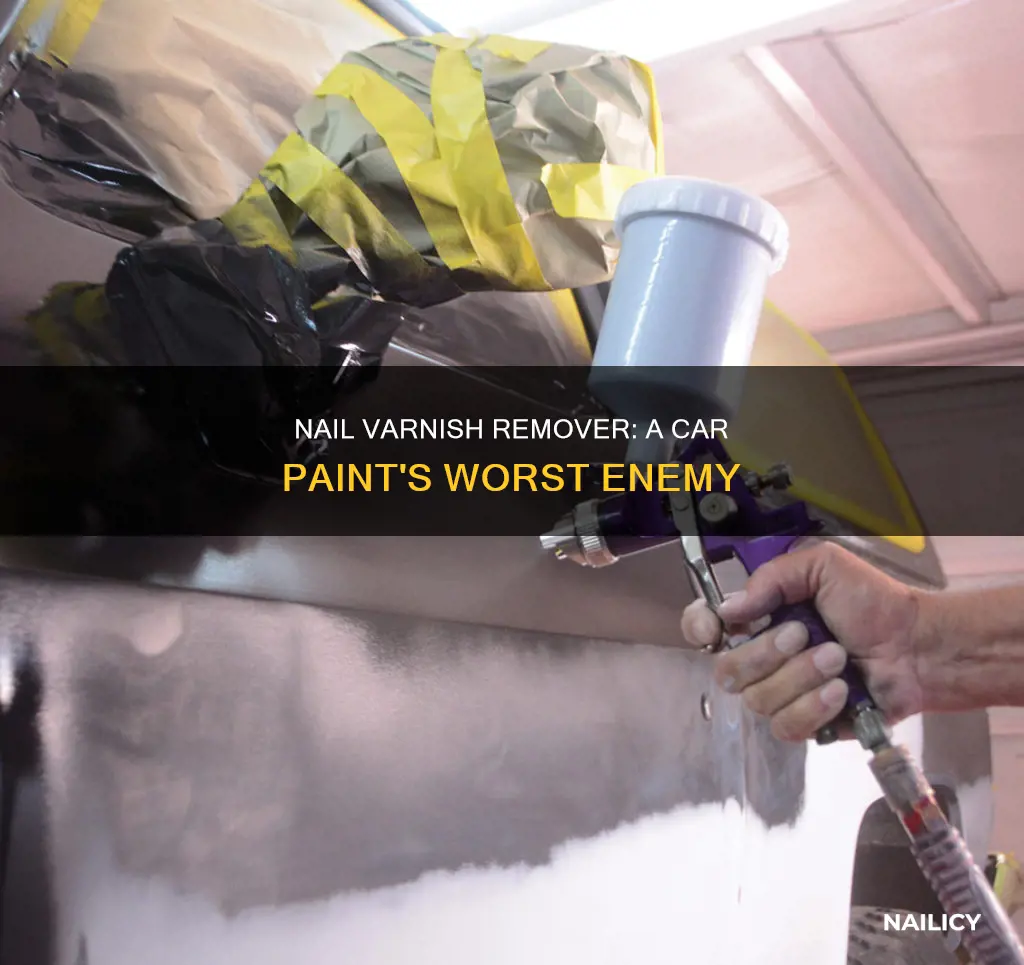 will nail varnish remover remove car paint