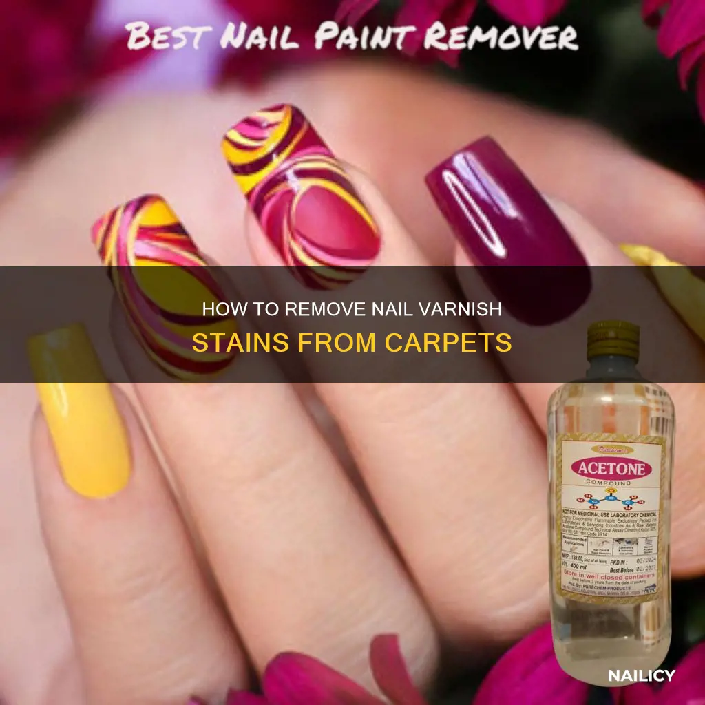 will nail varnish remover stain my carpet