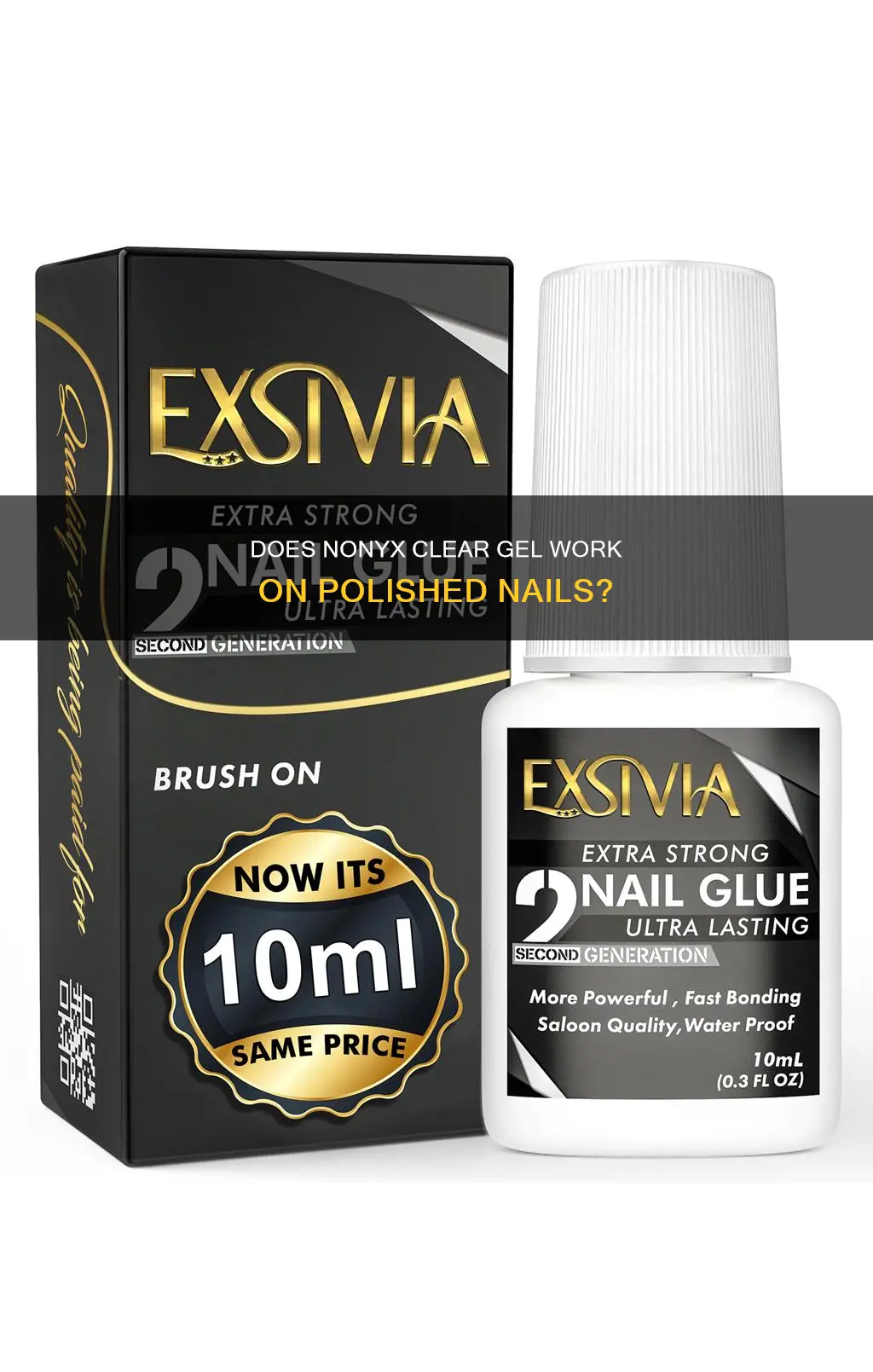 will nonyx clear gel work on polished nails