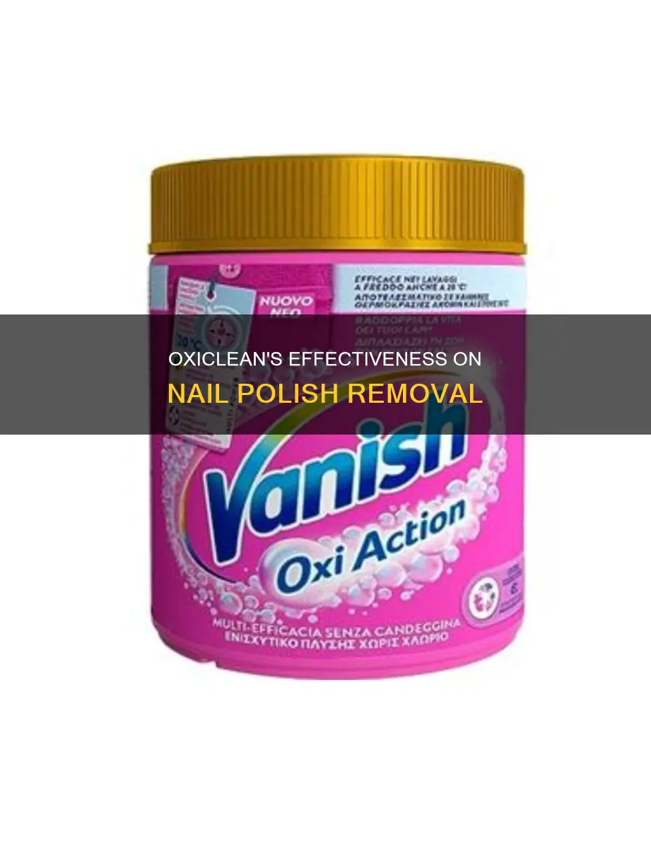 will oxiclean remove nail polish