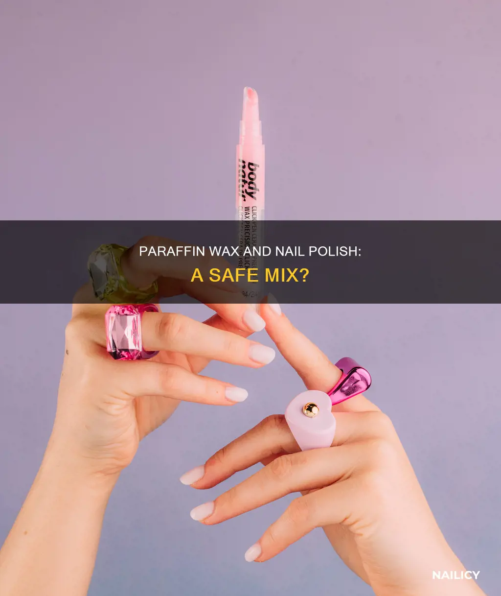 will paraffin wax remove nail polish
