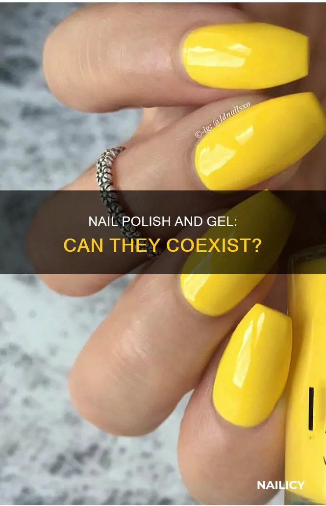 will regular nail polish dry over gel