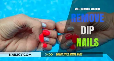 Rubbing Alcohol: Effective Remover for Dip Nails?