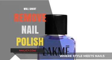 Shout's Effectiveness on Nail Polish Removal