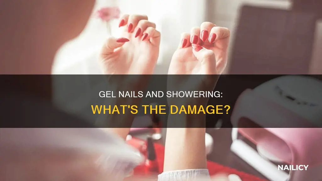 will showering dmaage gel nails
