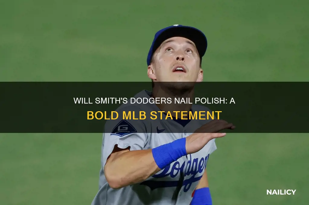 will smith dodgers nail polish