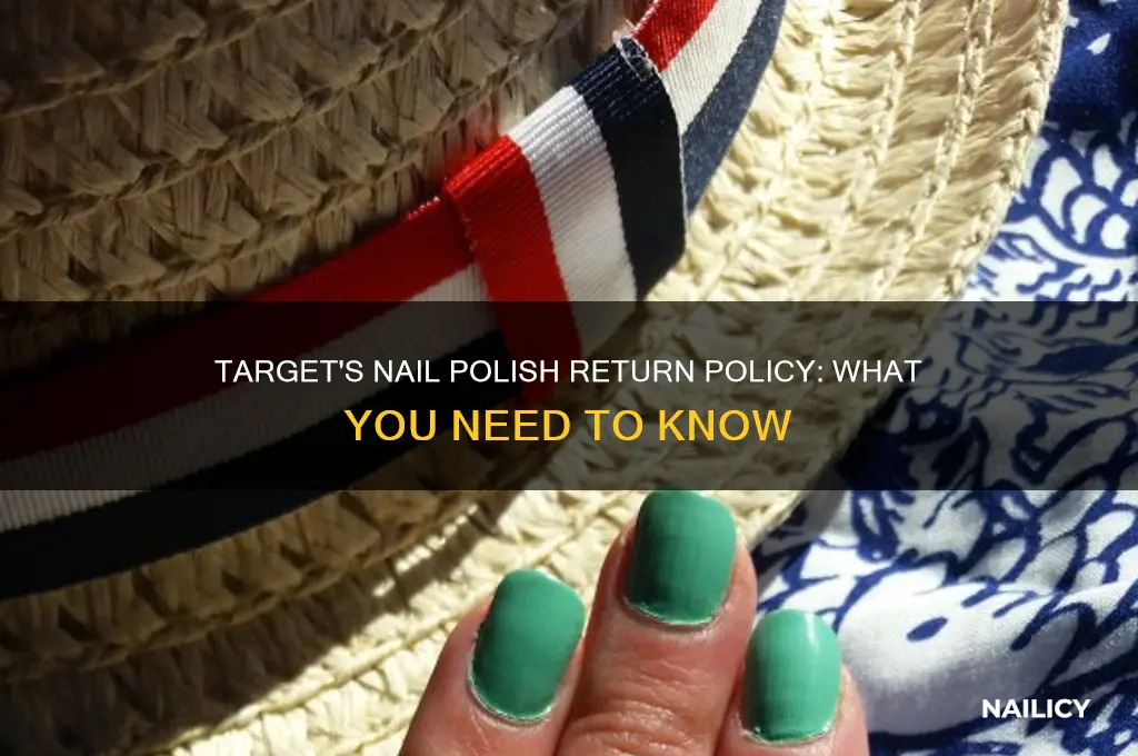 will target accept returns on nail polish