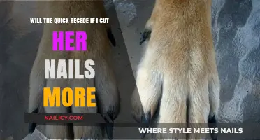 Trimming Nails: Will It Make The Quick Recede?