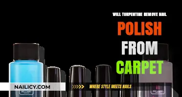 How to Remove Nail Polish with Turpentine from Carpet
