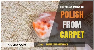 Use Vinegar to Remove Nail Polish from Carpet
