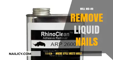Use WD-40 to Remove Liquid Nails?