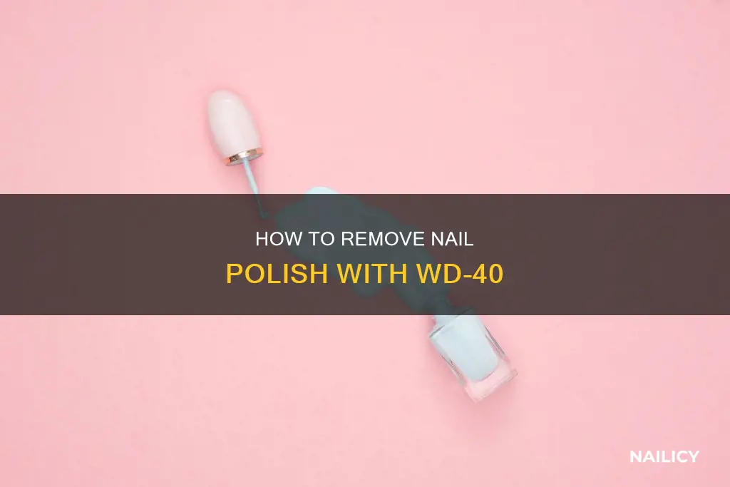 will wd 40 remove nail polish from carpet