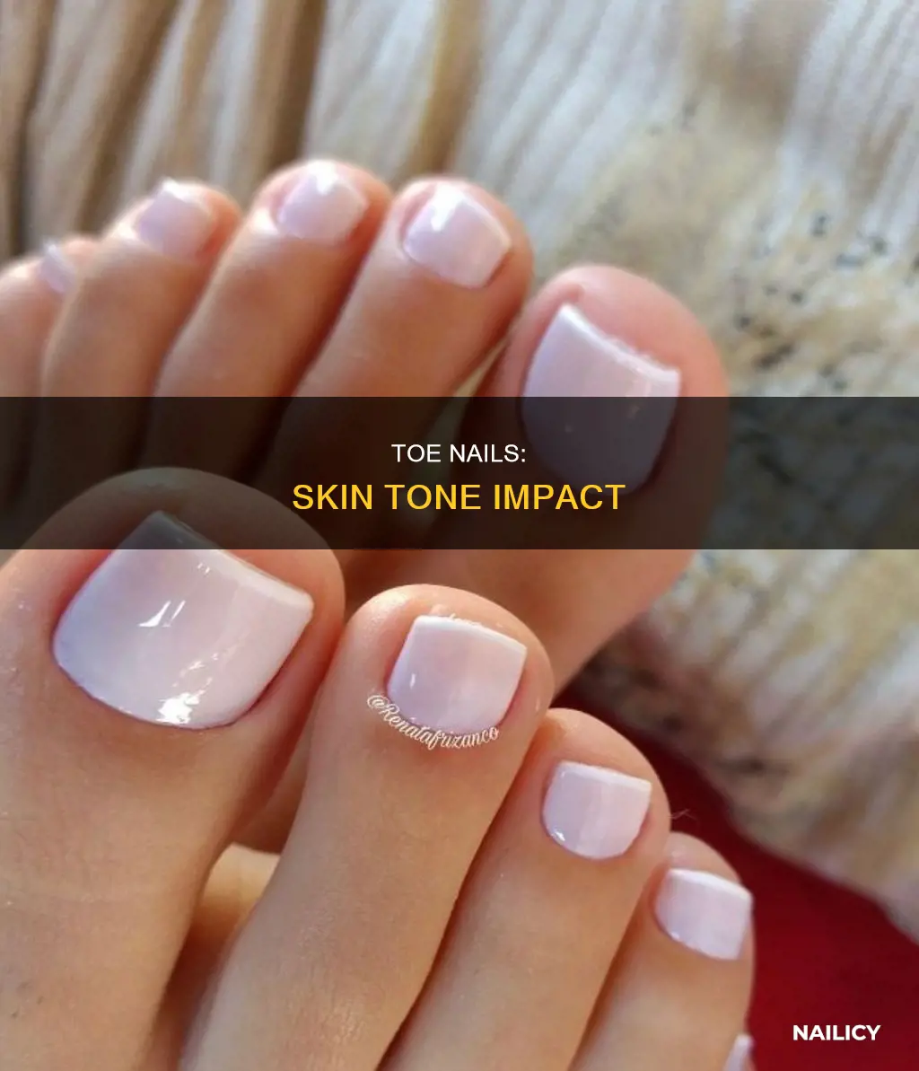 will your toe nails color grow your skin color