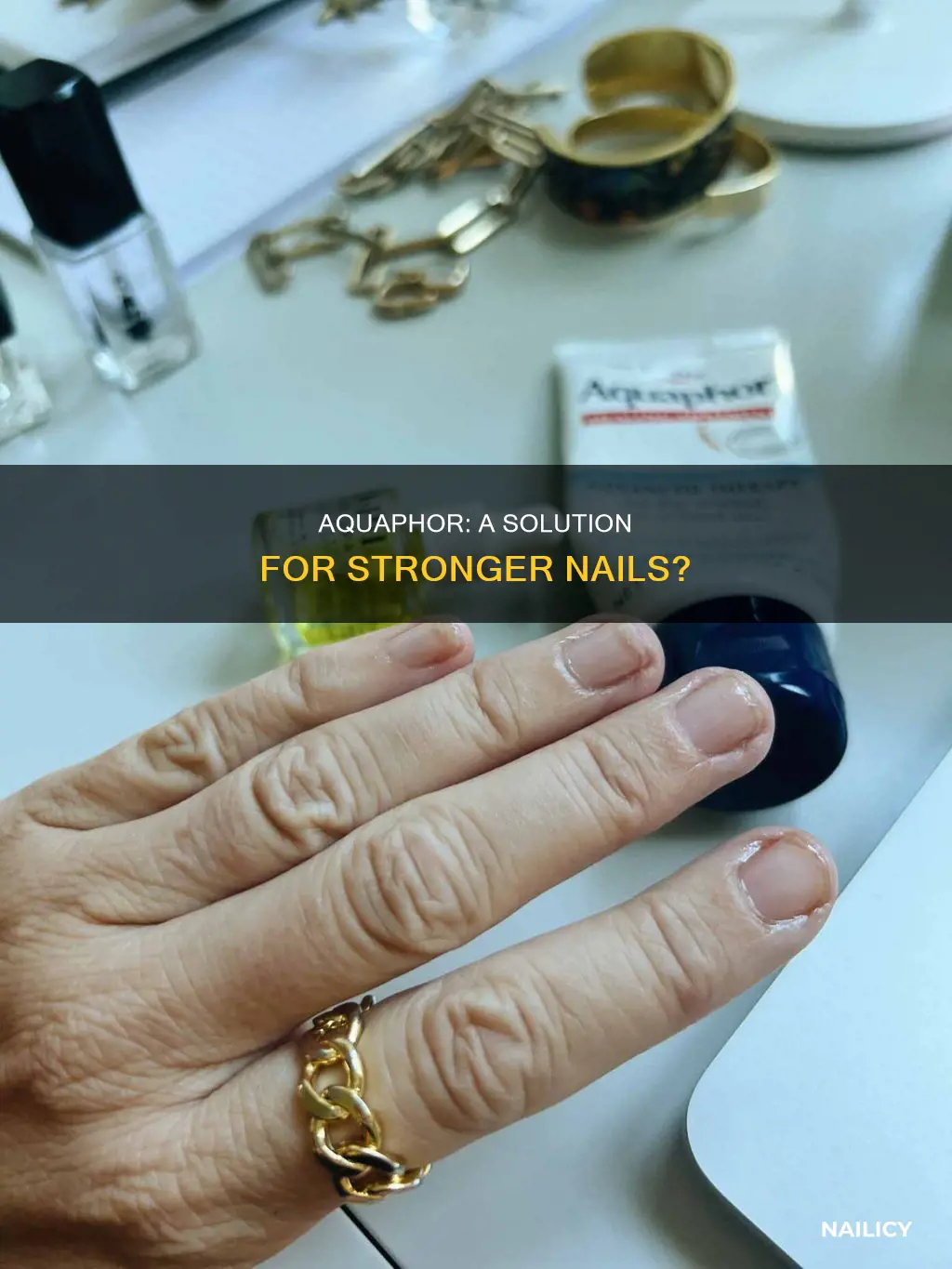 would aquaphor help nails grow stronger