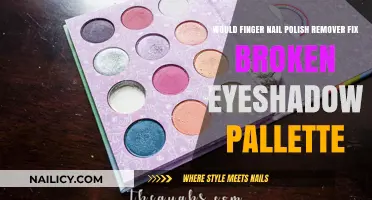Fix Broken Eyeshadow with Nail Polish Remover?