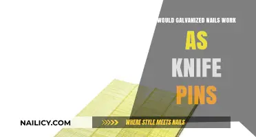 Galvanized Nails as Knife Pins: Practical or Problematic?