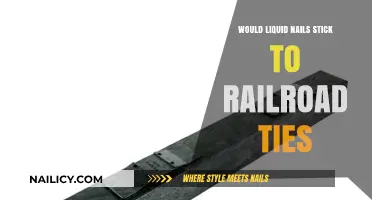 Liquid Nails on Railroad Ties: Will It Bond or Fail?